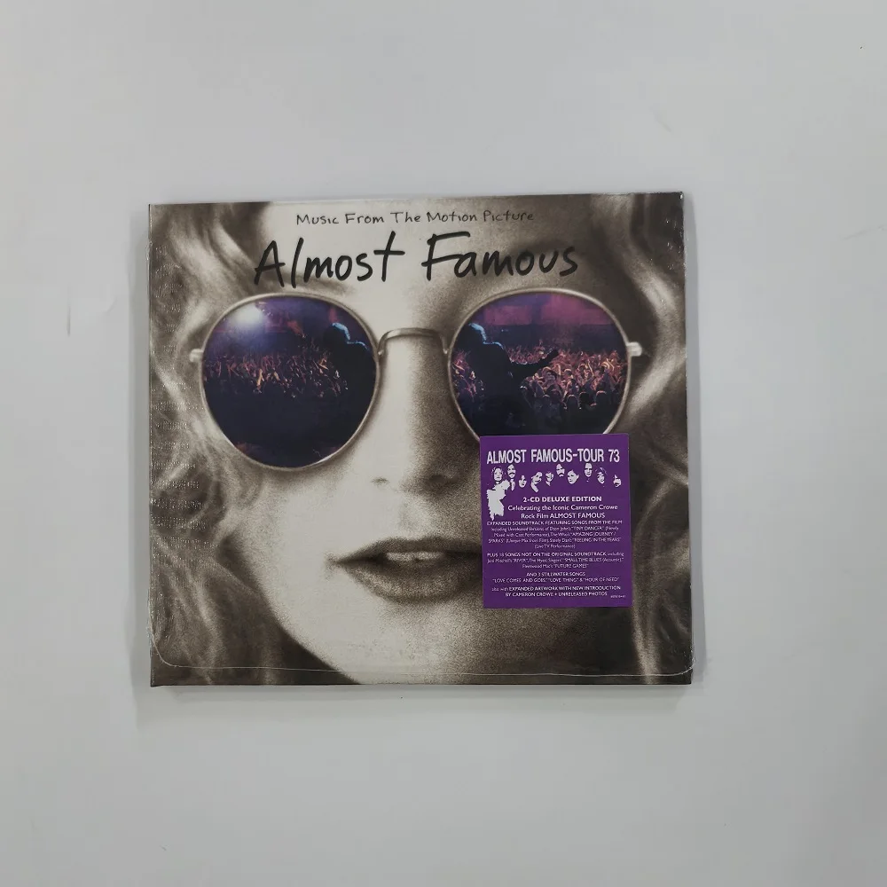 Colección de Música Casi Famosa en 2CD: El Crónico de Audio del Rock 'n' Roll de los años 70 de Cameron Crowe, Álbum Doble en CD, Lanzado el 12 de Septiembre de 2000