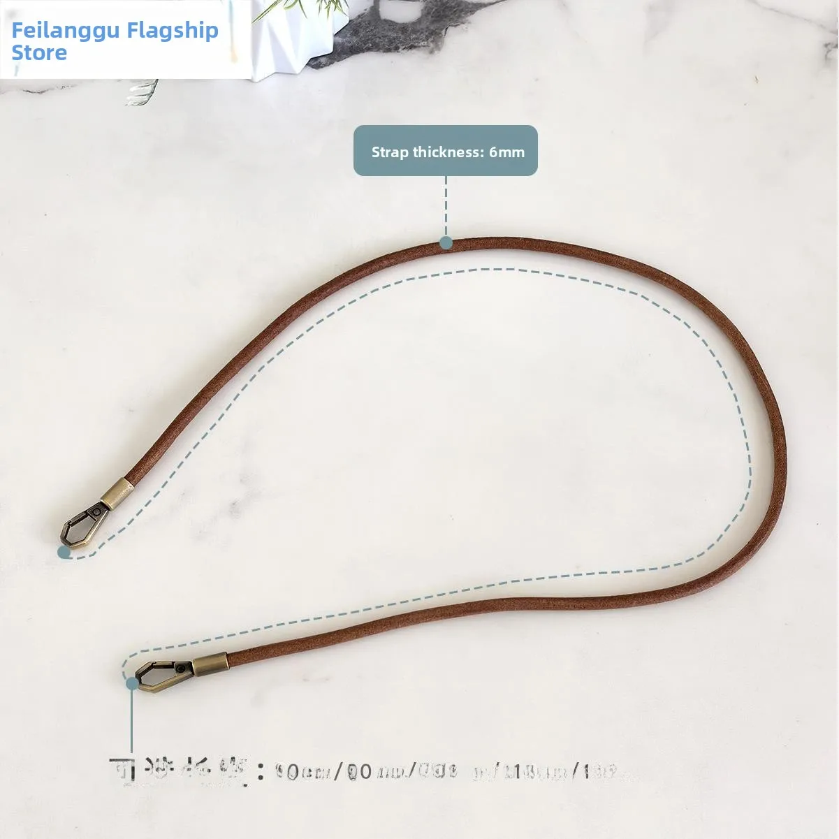 DIY Bag Strap Replacement 6mm Rope Crossbody Handheld Shoulder Strap Accessories Women's Fashion Handbag Parts And Accessories