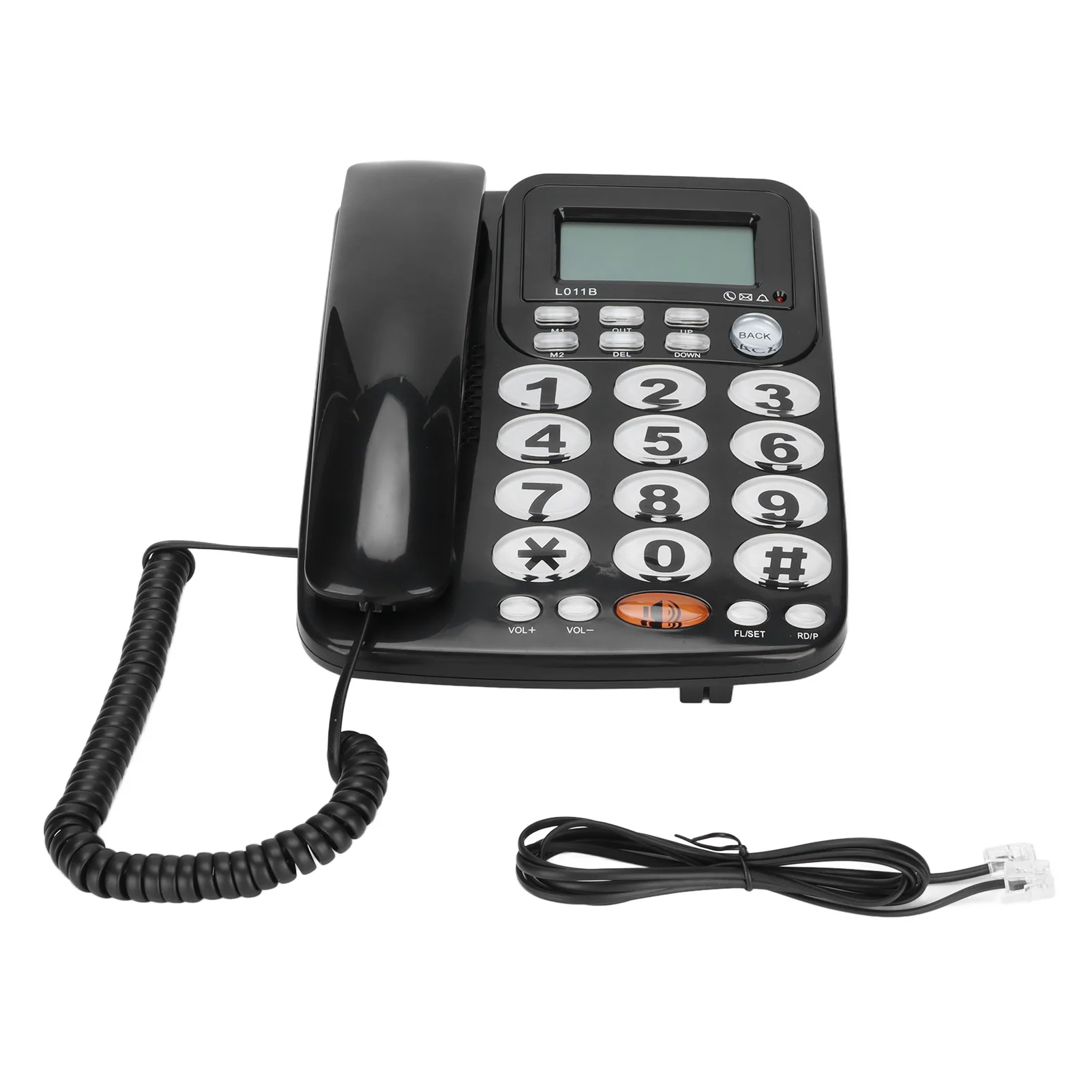 Corded Desk Phone Desk Telephone Caller ID Large Buttons Tilt Display Corded Landline for Home Office Hotel Rooms Desk Telephone