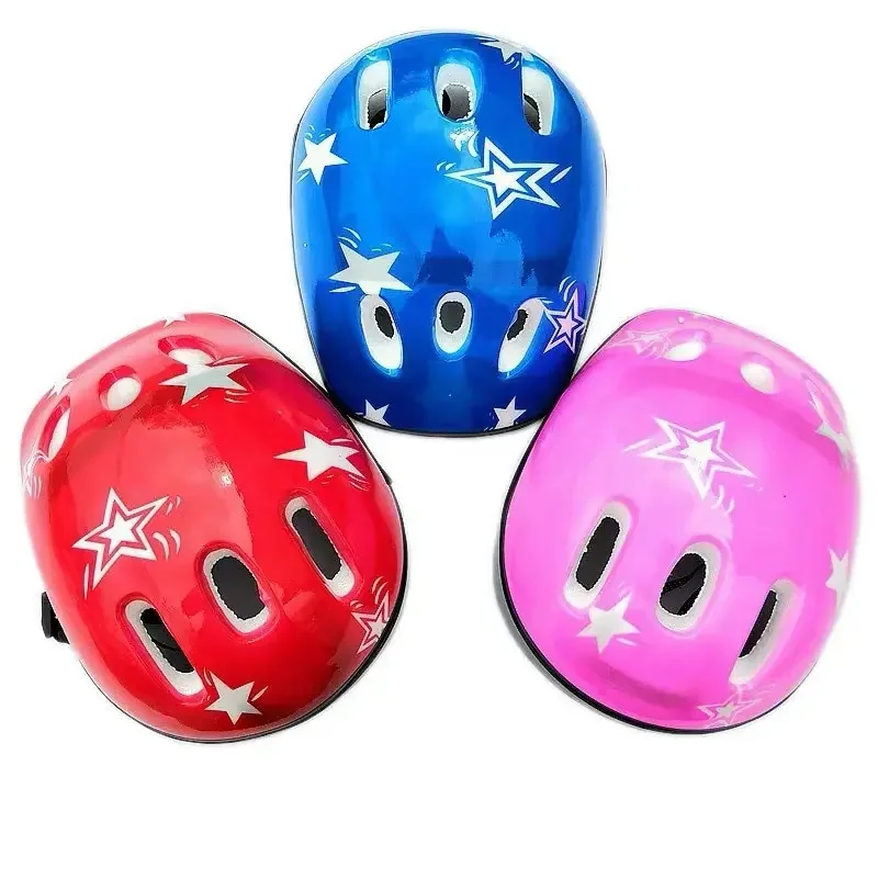 7 Stks/set Kinderen Verdikte Knie Bescherming Rolschaatsen Helm Beschermer Skateboard Balans Auto Set Kind Beschermende Kleding Pols