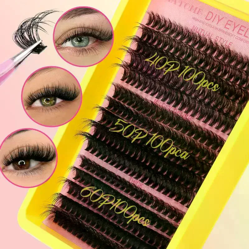 クラスターラッシュキット 個別ラッシュ ボリュームミックスト - Faux Mink Lash のレビューと価格