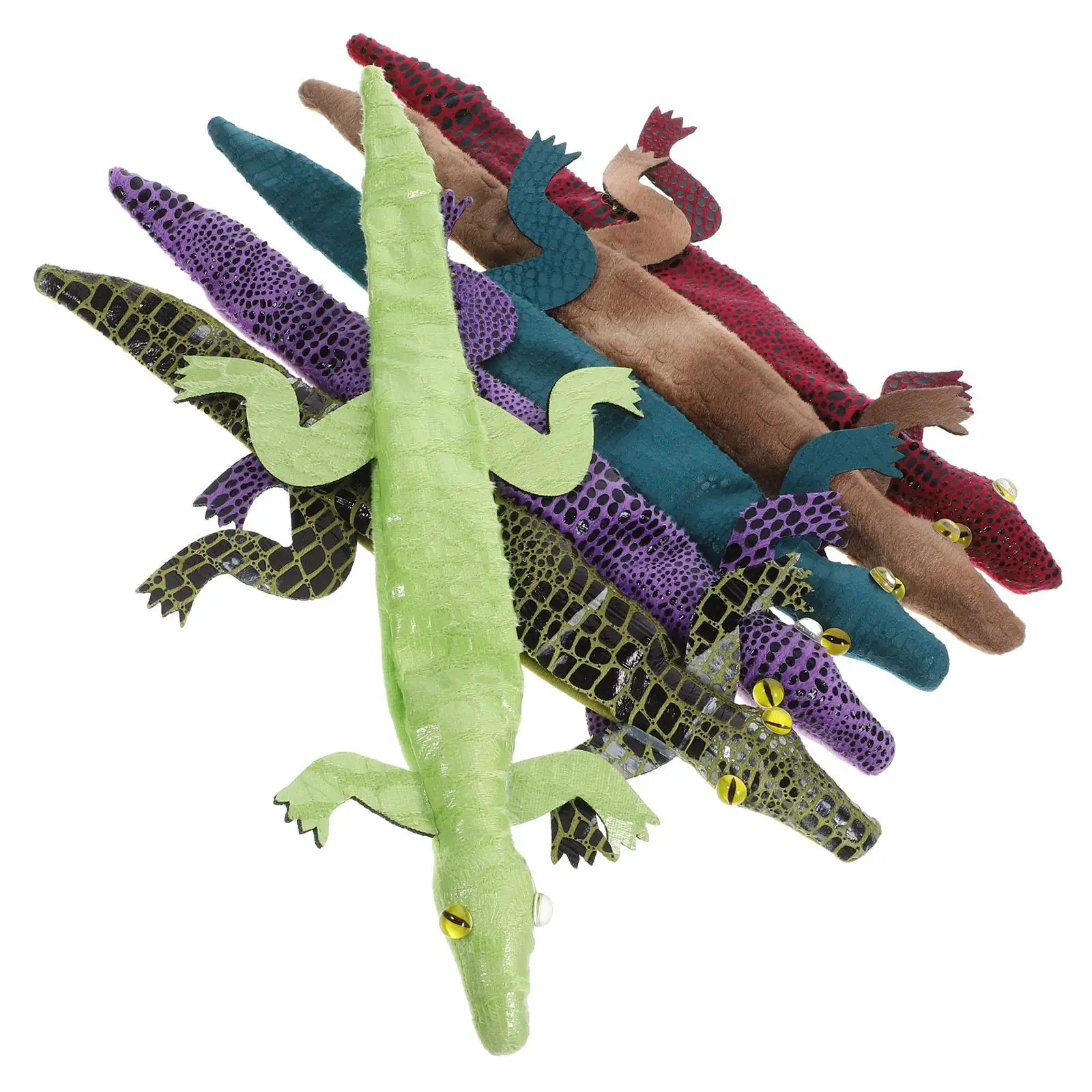 6 Pcs Slap Bracelets Stainless Steel Kids Animal Party Favors slap snap bracelets steel kids bracelets