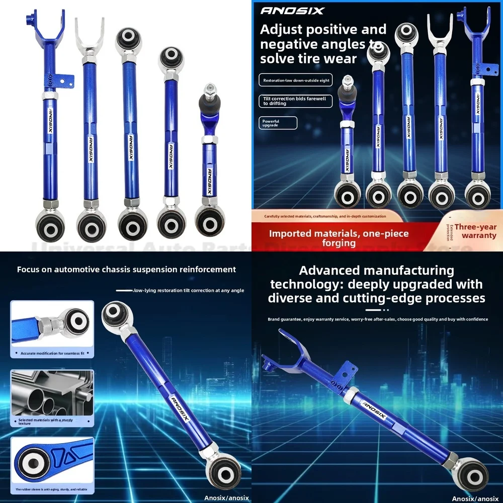 For Honda Accord 6th 7th Generation BYD F6 G6 SIRUI Rear Adjustable Control Arm Camber Kit Tire Wear Correction Alignment