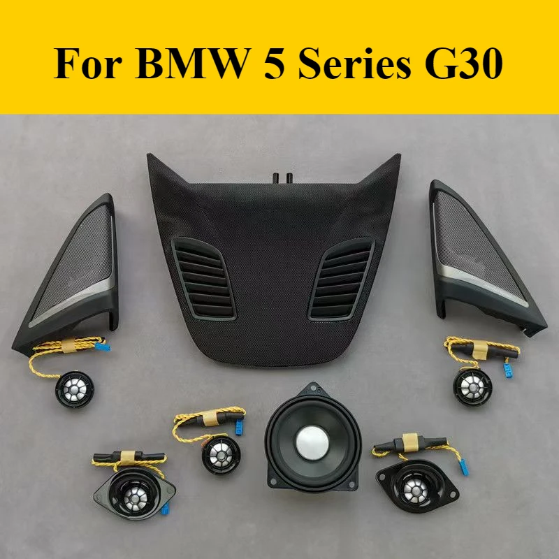 Audio Upgrade Kit For BMW G30 5 Series Sound High Quality Center Console Head Treble Midrange Tweeter Speaker Horn Cover