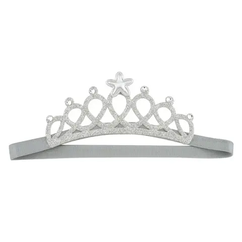 1 st Prinsesskrona Glänsande Guld Silver Tiara Hårband Barn Baby Flicka Födelsedagsfest Dekoration Pannband Håraccessoar 8 best sales babytiara - №8