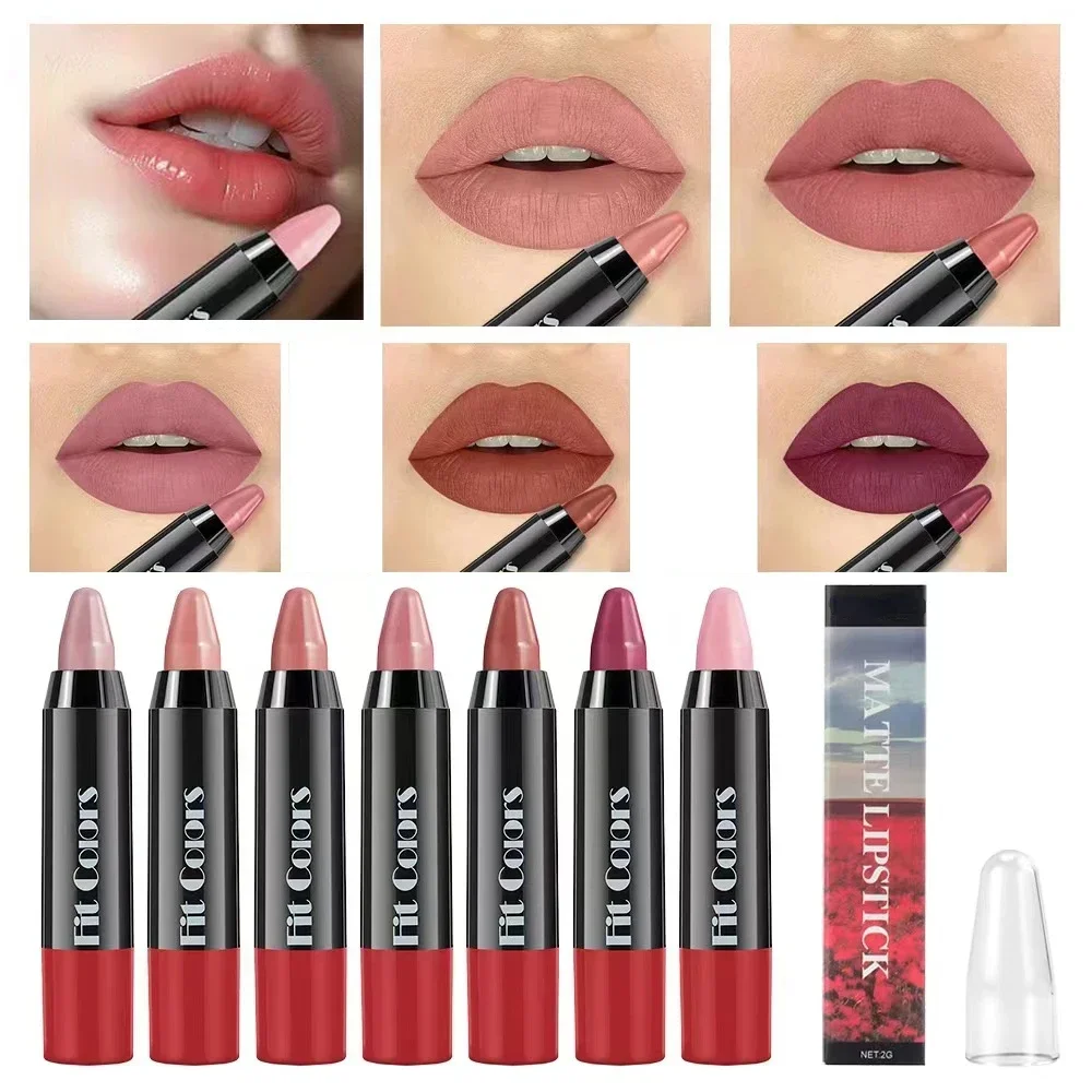 Matte Brown Lip Liner Pencil Lip Outline Contouring Lasting Waterproof Lipstick Crayon Pigments Moisturizing Lip Balm Cosmetics