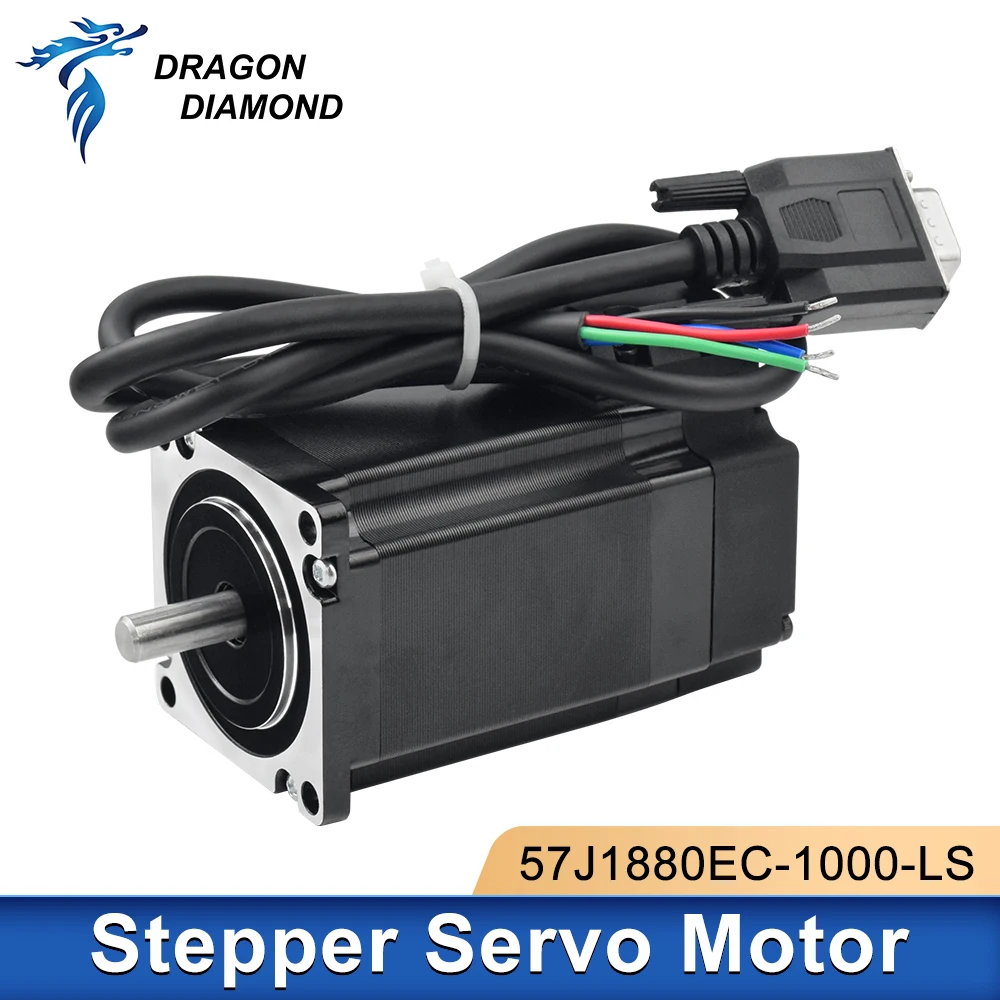 57J1880EC-1000-LS Stepper Motor JMC MEMA23 2N.m 2-Phase 5A Close-Loop Hybrid Encoder 1000 Line for CNC Machine Kits