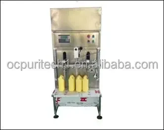Industrial Manual Plastic /glass Beer/ Drinking Bottle Filling Machine With 4 Faucets for Water Business