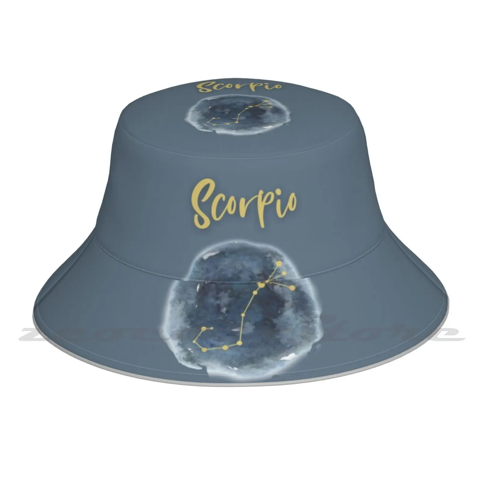 Scorpio Zodiac Gifts-Scorpio Astrology Astological Star Sign Cap Diy Foldable Sunshade Fashion Leisure Bucket Hat Scorpio