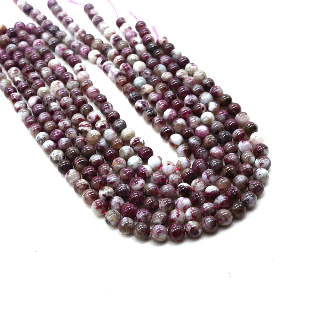 

Natural Stone Beads Round Quality Gem Loose Beads for Jewelry Making DIY Men Women Lucky Amulet Bracelets 4 6 8 10 mm 15" Strand