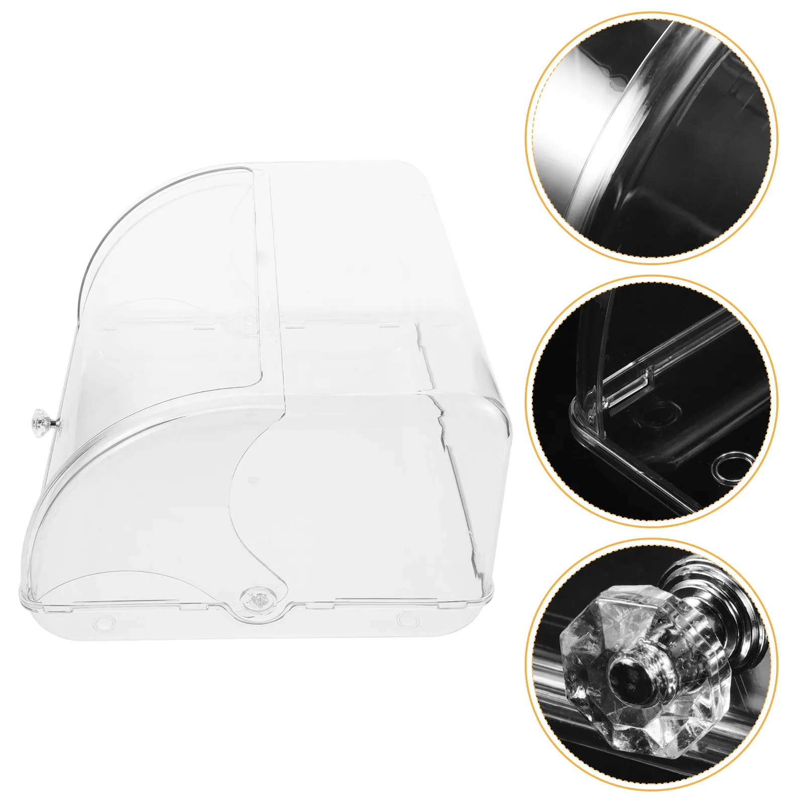 

Пластиковый контейнер-диспенсер для хлеба, герметичный контейнер для хранения домашнего хлеба, тортов и выпечки с вентиляционным отверстием