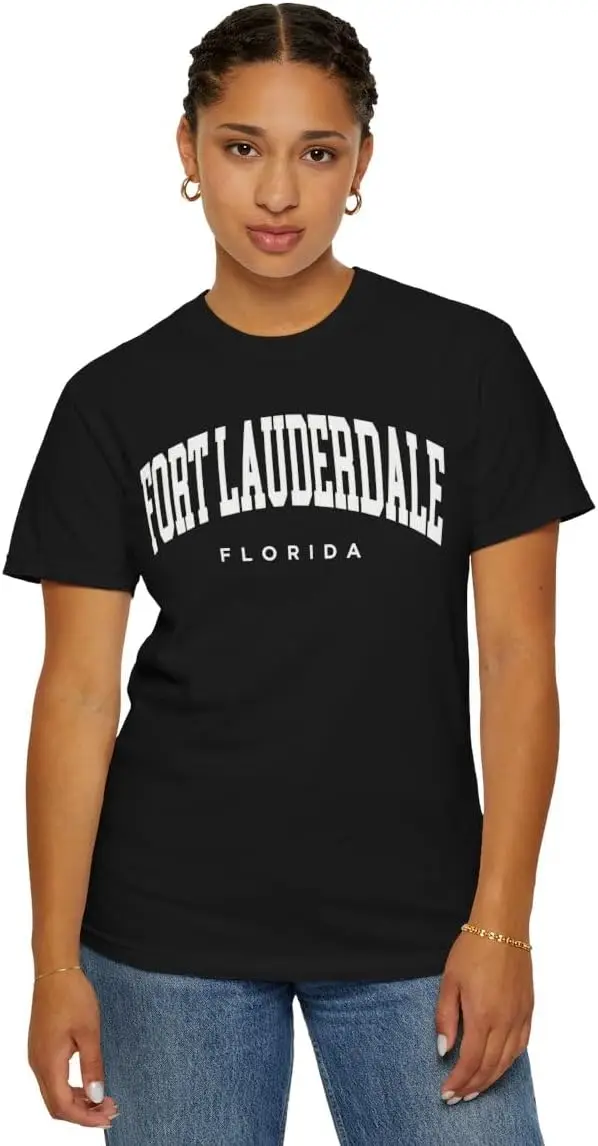 Fort Lauderdale Florida Adult Unisex Comfort Colors Short Sleeve T-Shirt