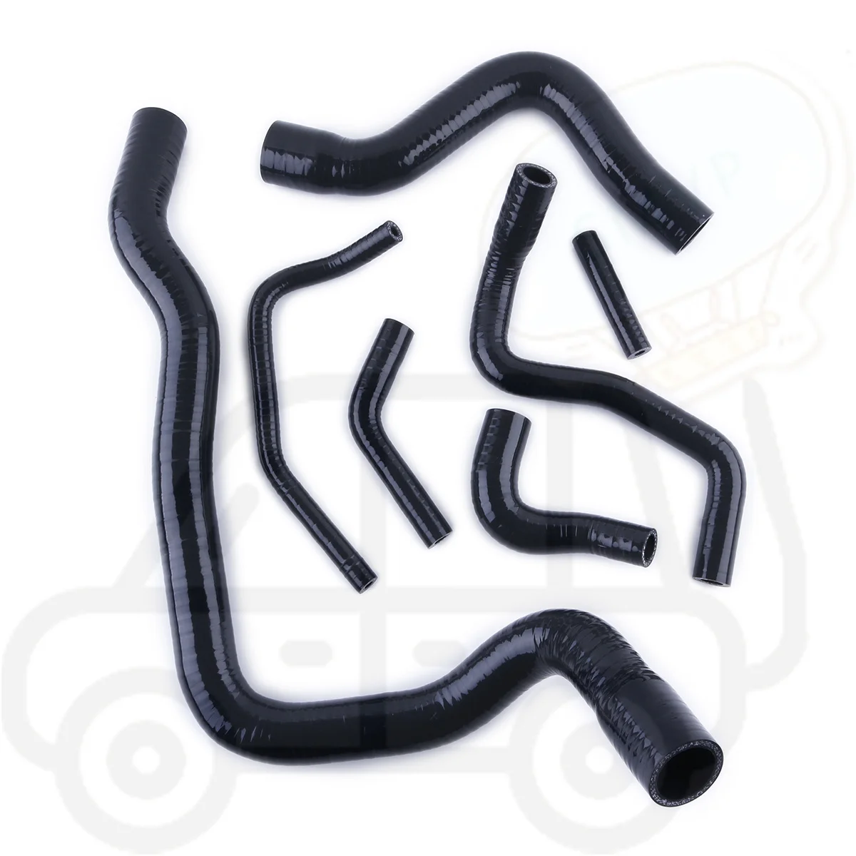 

7PCS For 1997 Volvo 850 T-5/1998-2000 S70/1998-2004 V70 1999 2001 2002 2003 3-ply Silicone Radiator Hose Pipe Kit