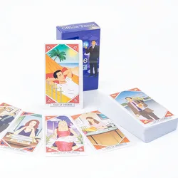 79Pcs Cards Office Tarot Deck Card English Visions Divination Edition Deck Board Playing Games  Unofficially 10.3*6Cm