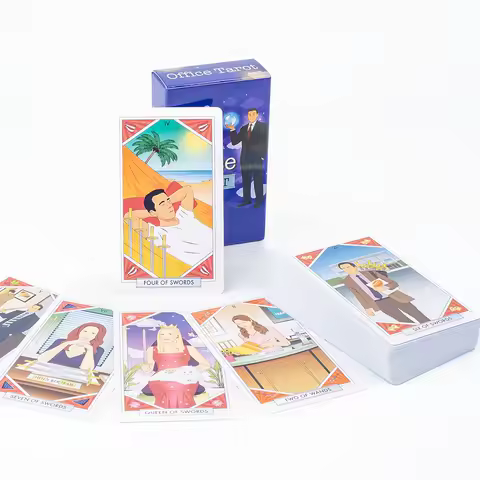 79Pcs Cards Office Tarot Deck Card English Visions Divination Edition Deck Board Playing Games Unofficially 10.3*6Cm
