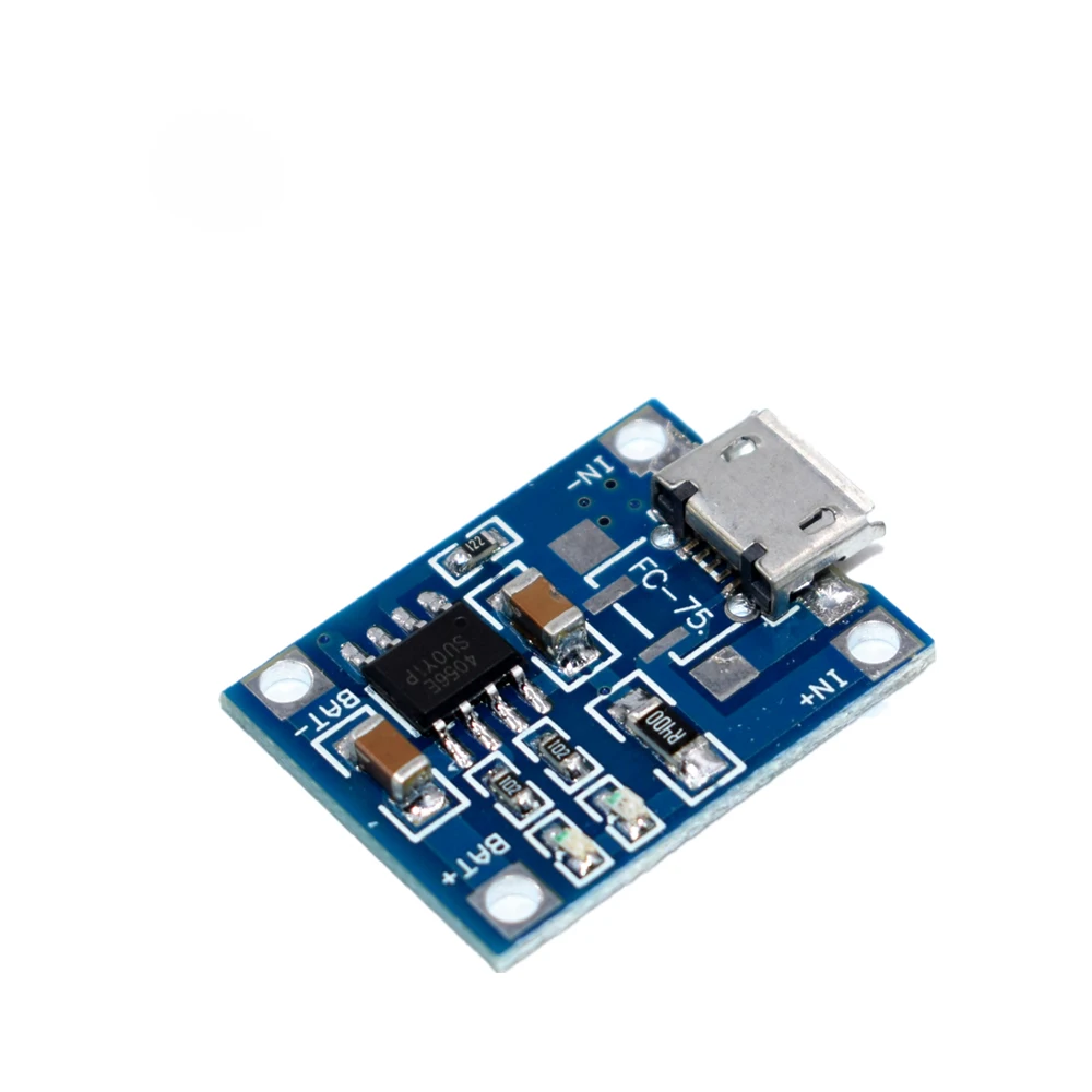 TP4056 +Protection Dual Functions 5V 1A Micro USB 18650 Lithium Battery Charging Board Charger Module