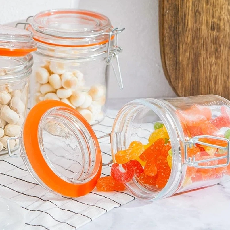 CPDD 20 pacotes anéis vedação borracha para tampas frascos conserva, selos silicone à prova vazamento