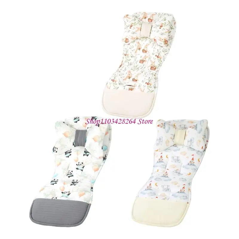 

Double Sided Pushchair Cushion Mattress Strollers Liners Cushion Printed Pattern