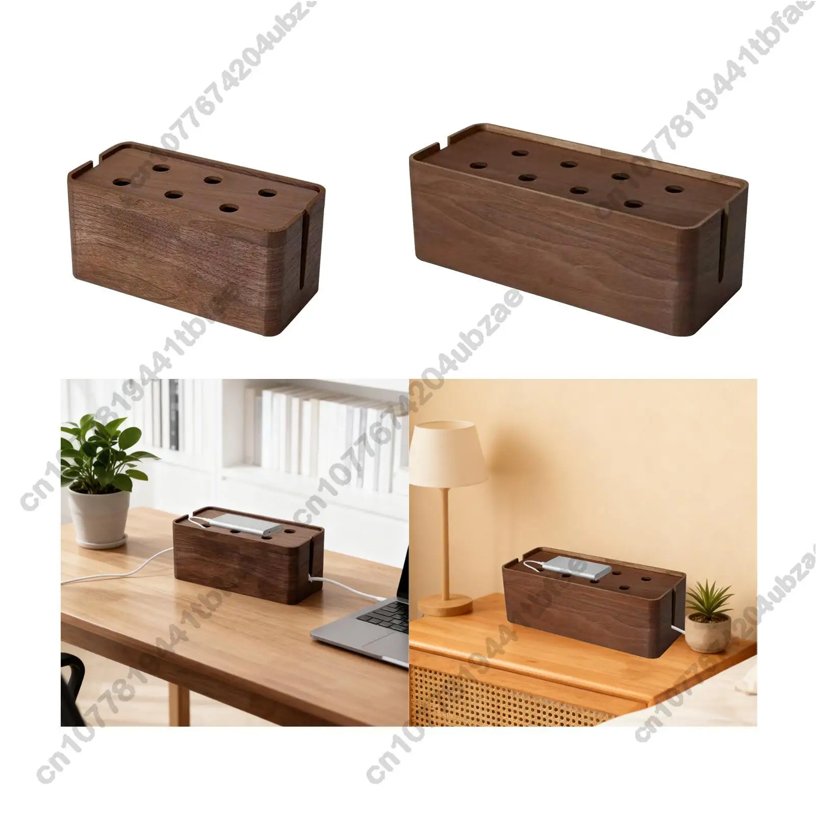 Cable Management Box, Protector Power Strip Storage, Wire Hider Box, Wire Storage Case, Cord Organizer Box, for Home
