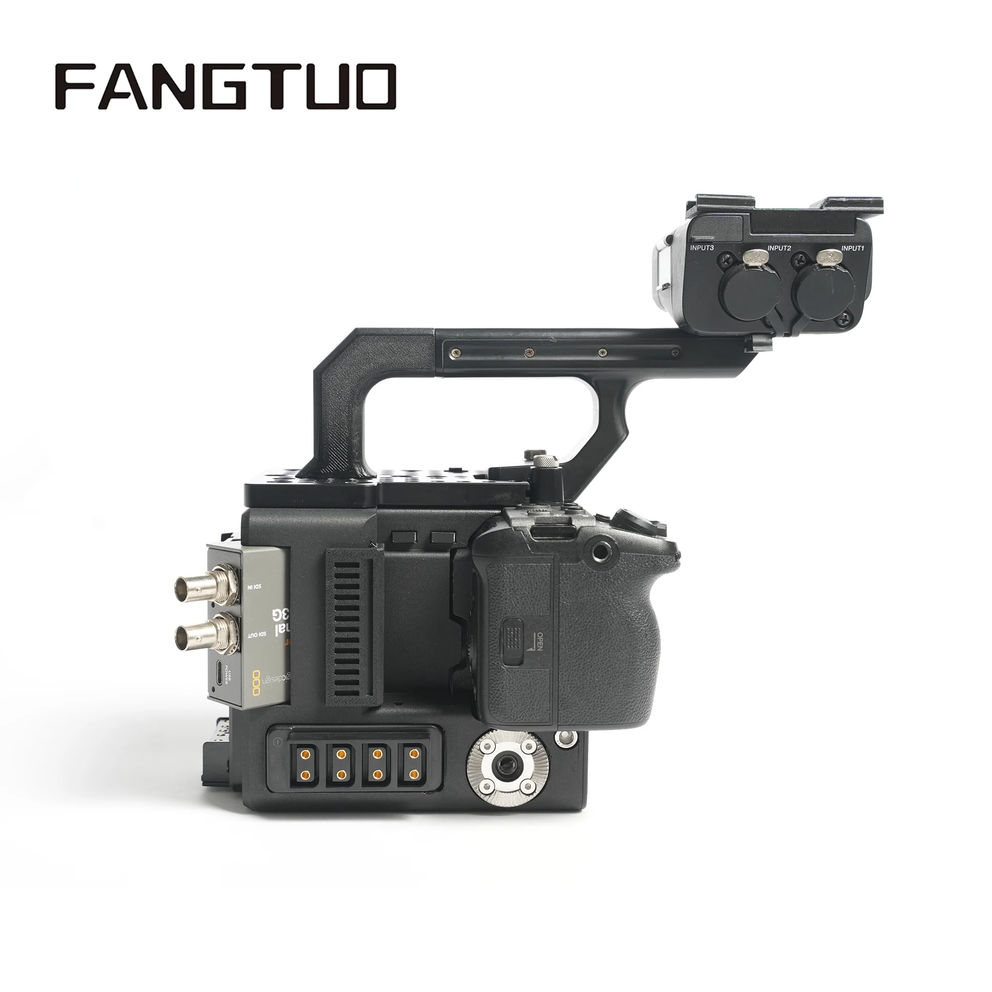 Suitable for Sony FX3A film camera v-port battery kit expanded aluminum alloy cheese board upgraded and enhanced version Fangtuo