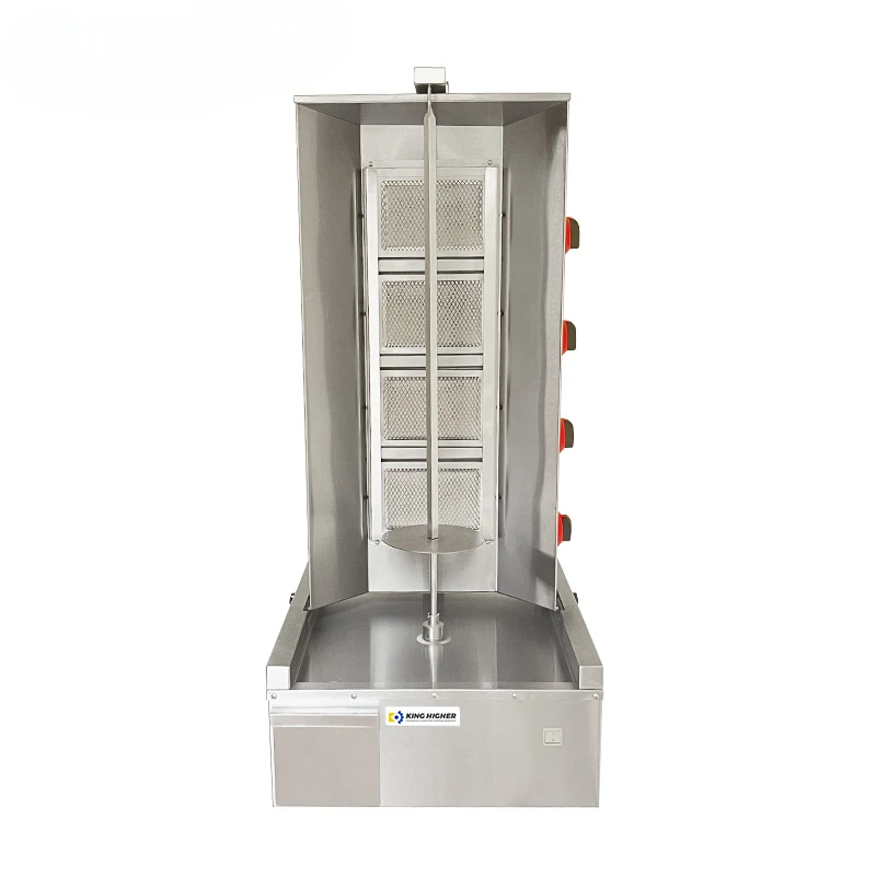 Movable Non-Small Doner Kebab Machine New Shawarma Grill for Restaurant Home Use Food Shop Gas Powered Shawarma Wholesale Price