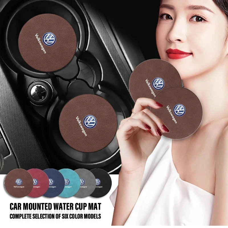 

Car Anti Slip Coaster Anti-noise Water Cup Pad Cushion Car Accessories for VW B7 B6 B5 Golf 4 5 Polo Passat CC Jetta Mk6 GTI