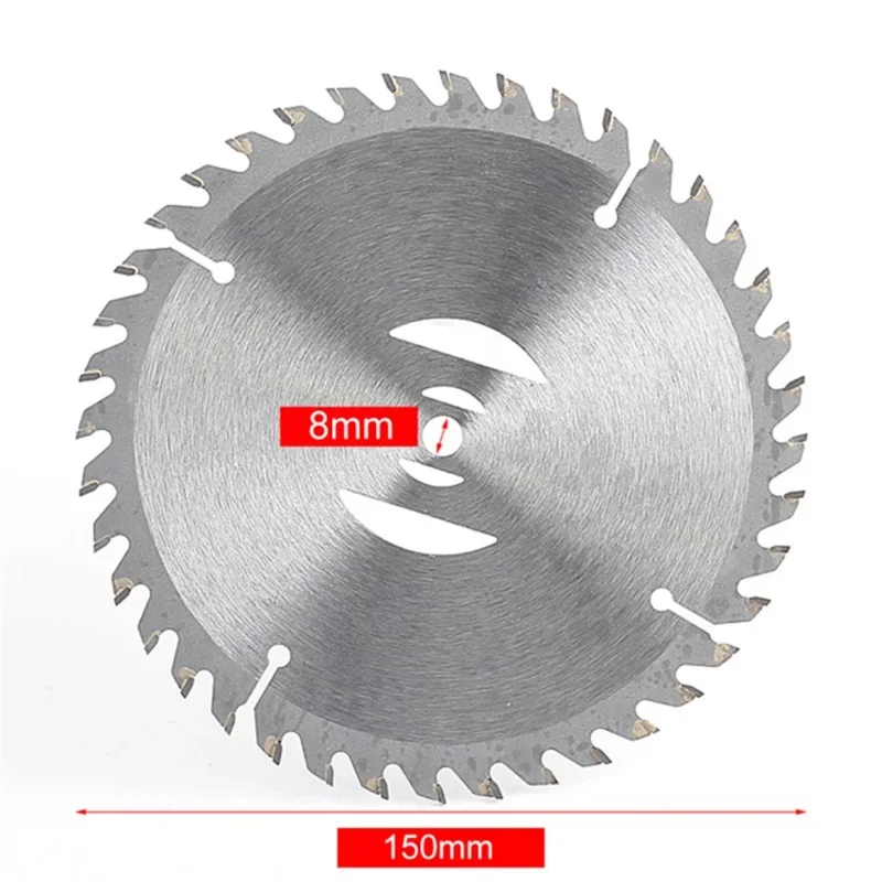 150 mm 40 Teeth Metal Grass Trimmer Heads Blade Replacement Weed Eater Saw Blade Lawn Mower Fit Accessory for Garden Power Tool