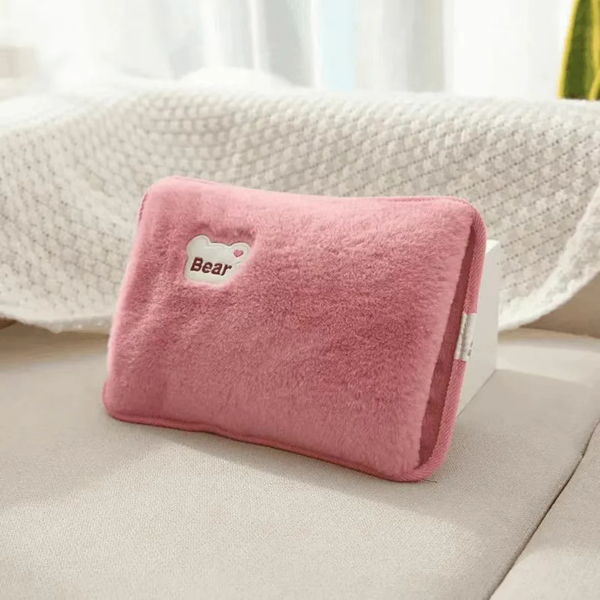 Oplaadbare warmwaterkruik Leuke elektrische handwarmer EU-stekker Herbruikbare warm kompreszak Verwarmingskussen Handzakwarmer