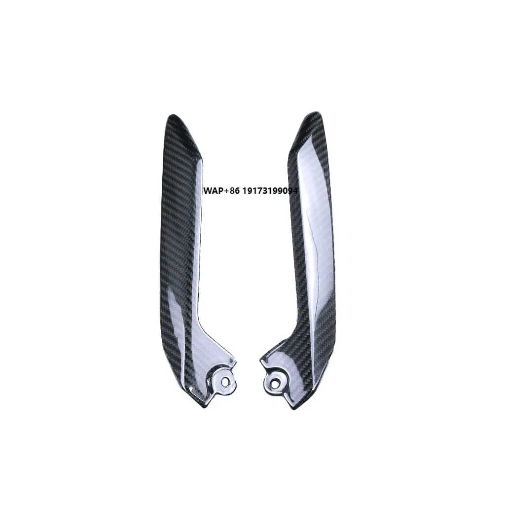 

For Ninja 650 motorcycle modified prepreg carbon fiber lower air deflector triangle plate Lower diversion triangle plate