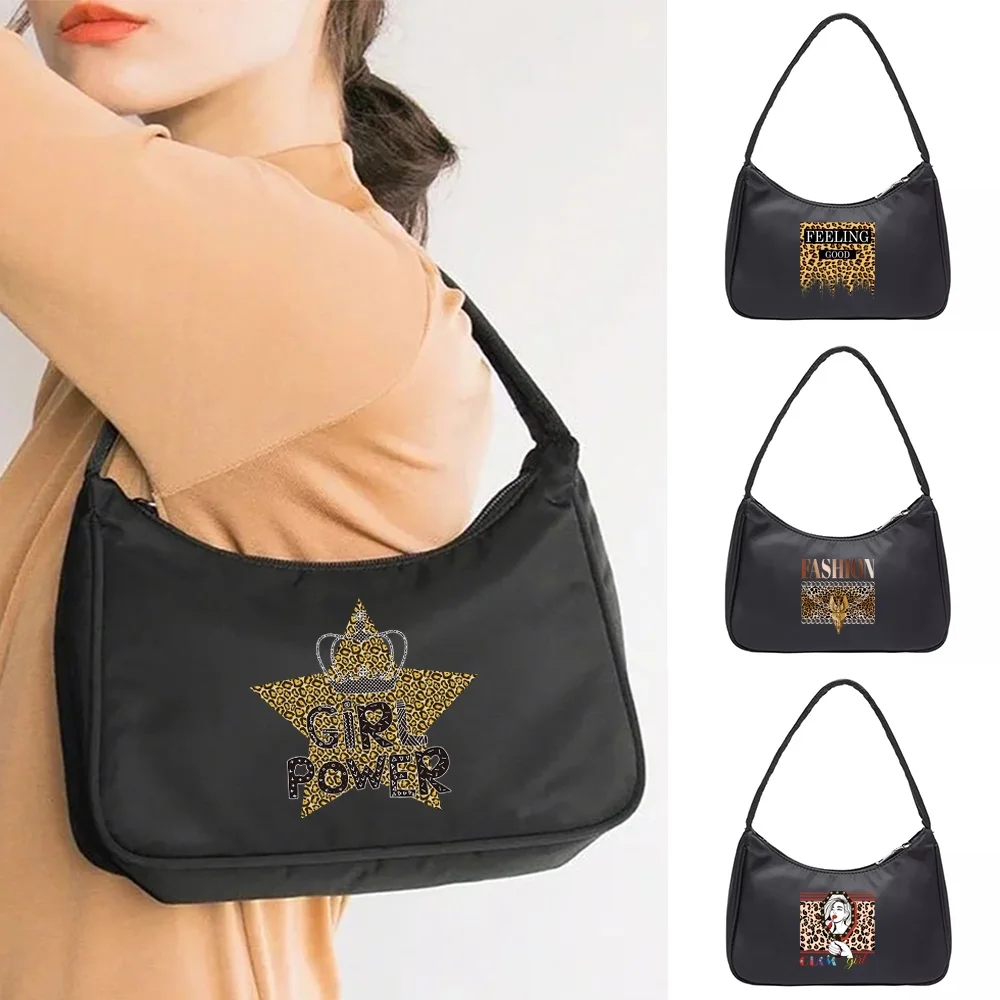 Underarm Bags Casual Shopping Leopard Pattern Versatile Single Shoulder Bag Large Capacity Coin Purse Cosmetic Storage Handbags