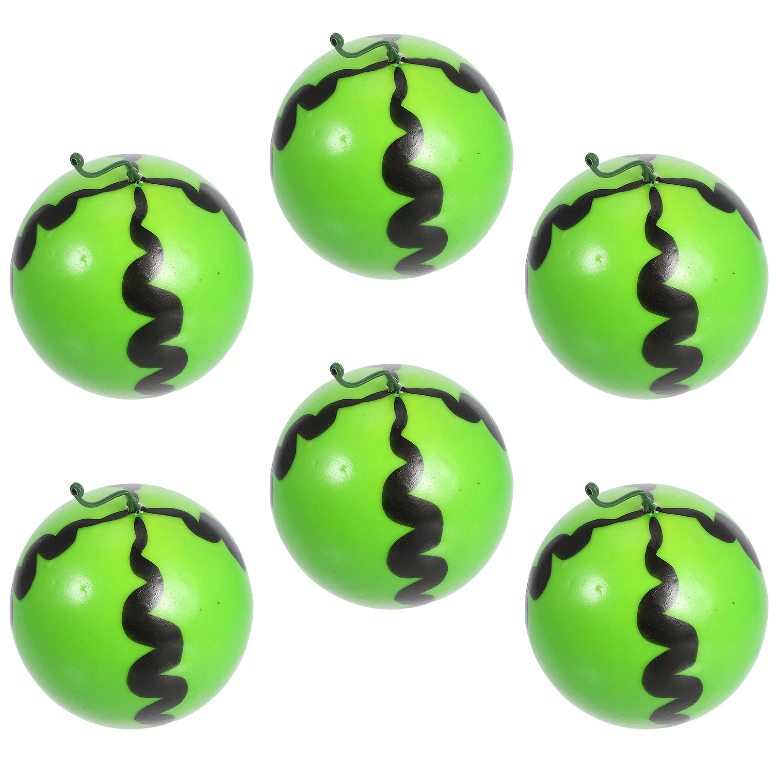 

6pcs Realistic Artificial Lifelike Fake Decoration For Kitchen Desktop Decor Simulation Mini Watermelon Foam Prop Watermelon
