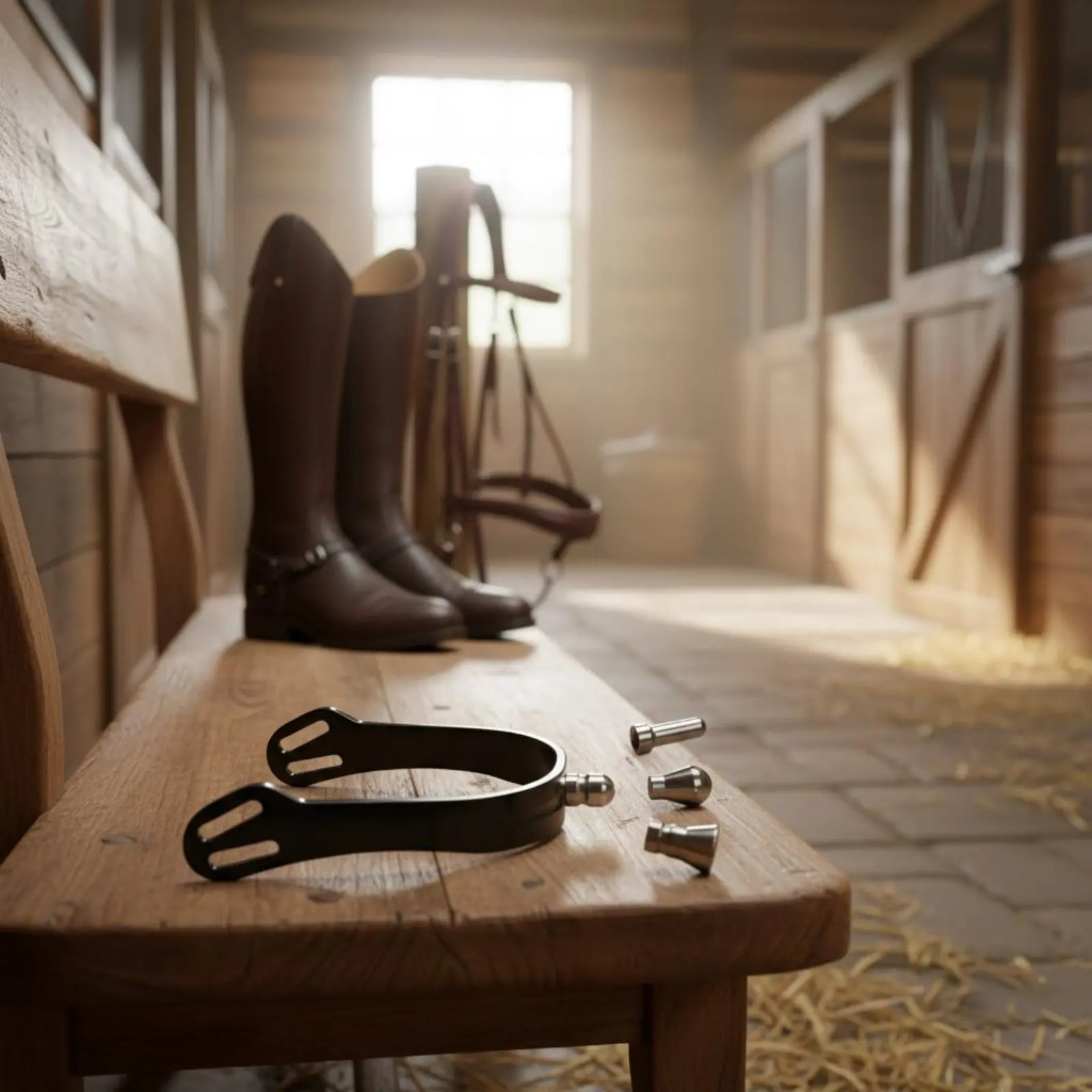 Aluminum Alloy Spurs Smoothed Edges Interchangeable Head Spurs Equestrian Gear Nickel Plated Hardware for Horse Riders