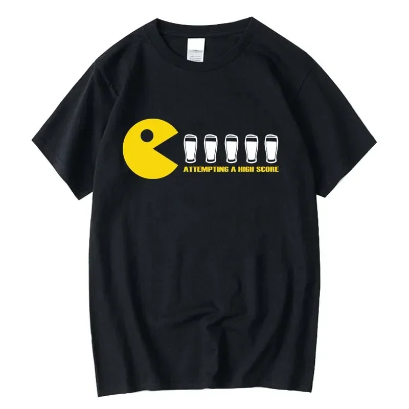 

Men's T-shirt High Quality 100% Cotton Funny Design Printing Summer Casual Loose O-neck for Men Short Sleeve T-shirt Male Tops