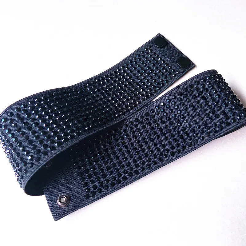 

Fashion Waist Belts Women Lady Solid Stretch Elastic Wide Belt New Dress Adornment for Women Waistband Dance Belt