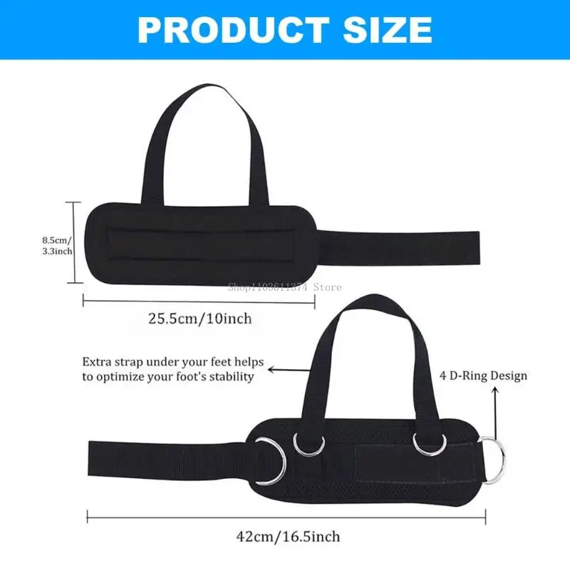 

Leg Strength Trainer Ankle Strap Ankle Cuffs Foot Buckle for Woman and Man