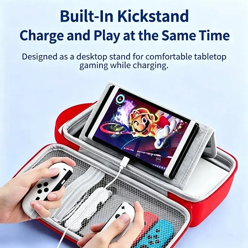 Carrying Case for Nintendo Switch 2 Model, Portable Travel Case Fits Switch 2 Dock or Pro Controller, Protective Storage Bag