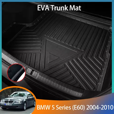 BMW 5 시리즈 (E60) 용 액세서리, 2004 ~ 2010 2005 2006 자동 트렁크 매트, 바닥 트레이 라이너, 카고 부츠 카펫, 방수 미끄럼 방지 EVA