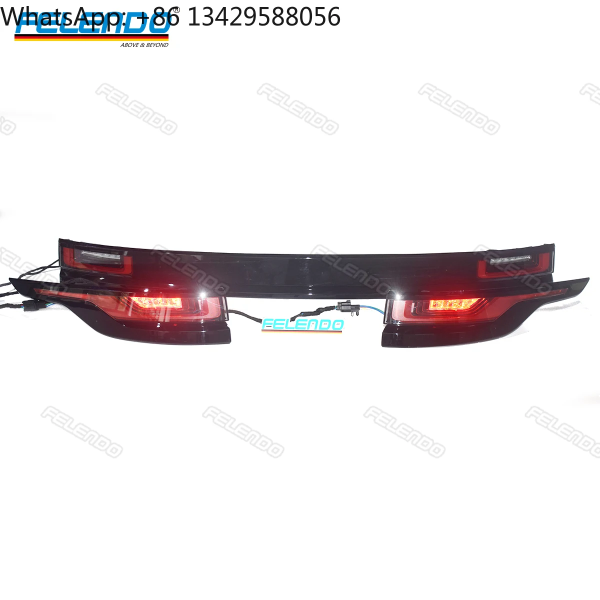 

FELENDO Good Quality LED Tailgate Tail Light Panel for Range Rover Velar 2017- LR111108 LR111109 Dropping Shipping
