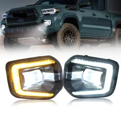 1 Pair led Front Bumper Fog lights Foglight for Toyota Tacoma 2016 2017 2018 2019 2020 2021 2022 2023