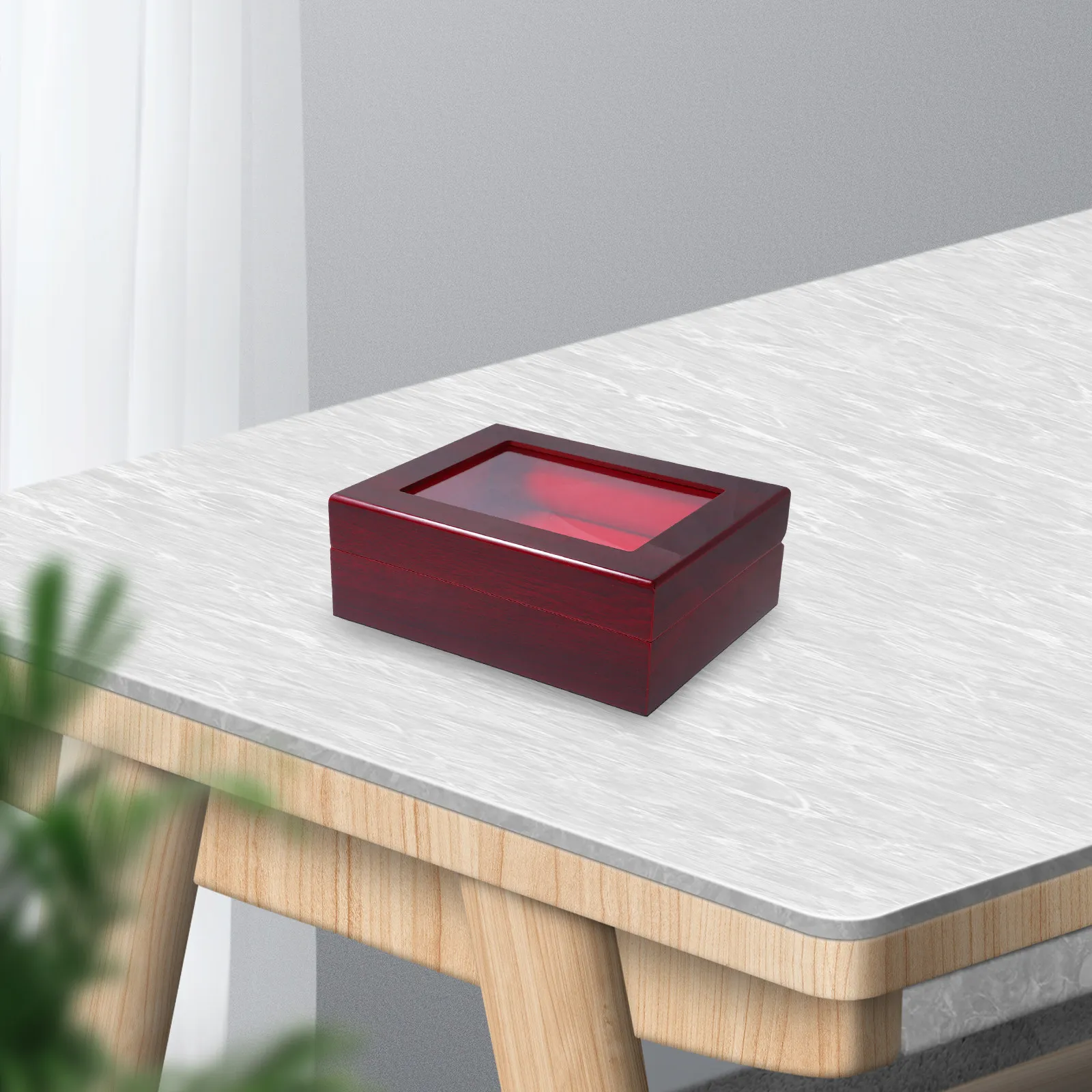 

Винтажный органайзер-витрина на 8 отверстий для хранения и демонстрации спортивных кольцевых наград, чемпионских колец и ювелирных изделий