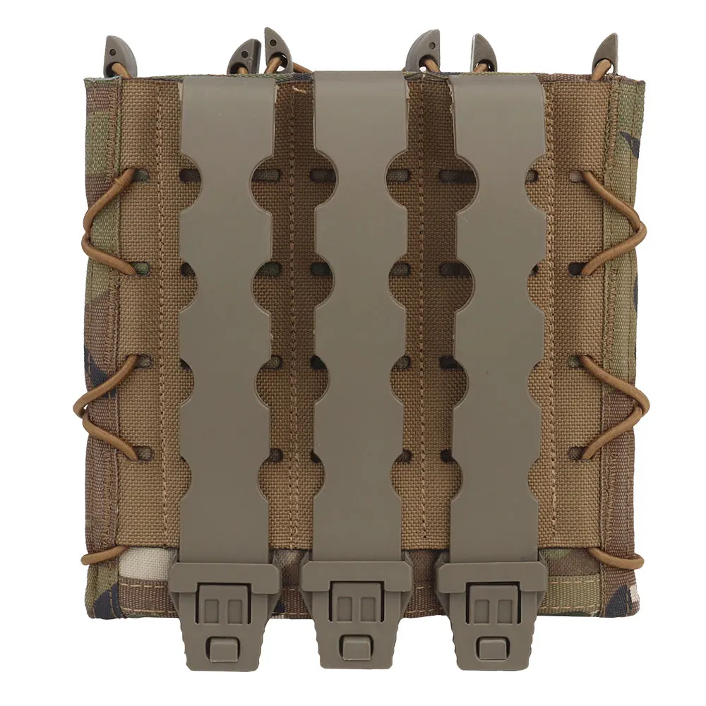 Bolsa triple carga tipo tigre para UMP9/MP5 Airsoft – Molle - imagen 2