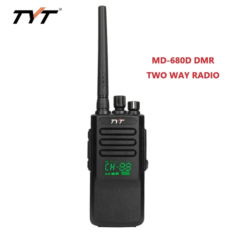 OEM TYT MD-680D DMR Commercial Portable Two Way Radio 136-174/ 400-470MHz