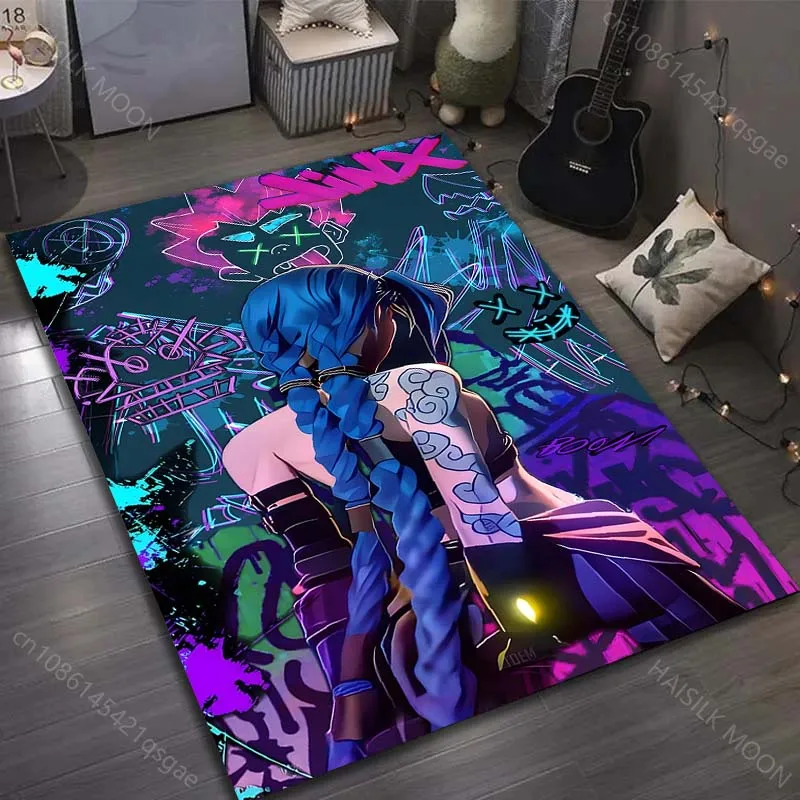 15 Sizes A-Arcane Print Gamer Carpet for Living Room Bedroom Sofa Doormat Decor Sofa Table Area Rug Non-slip Floor Mat for Gifts