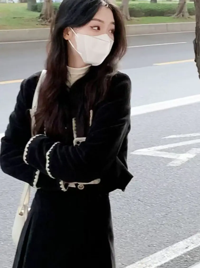 Faionable Gonna a vita alta e Jaet Set da donna Sle Primavera Autunno Nuovo arrivo Sensazione di lusso Piccola fraanza Vento