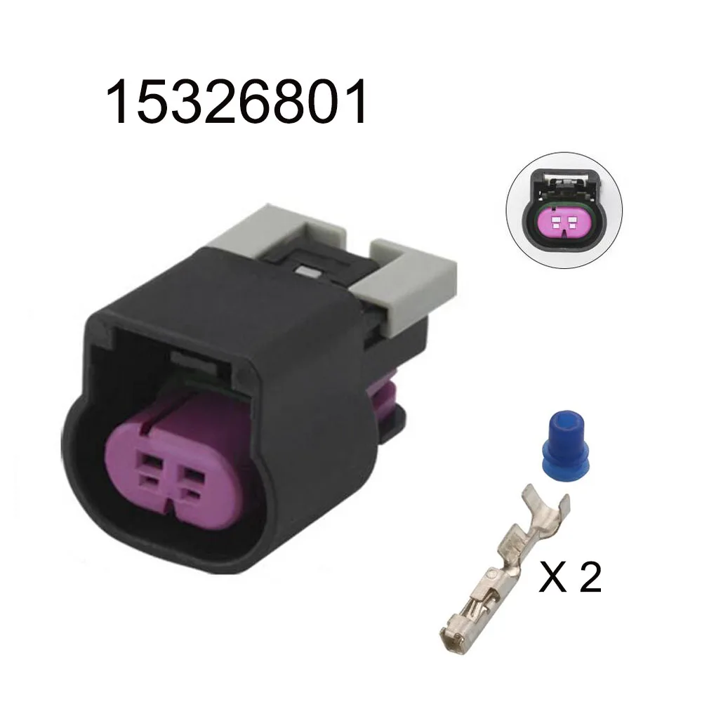 200set 15326806 15326801  automotiveWaterproofconnector 2 pin famale male cable Plug socket  Includes terminal seal