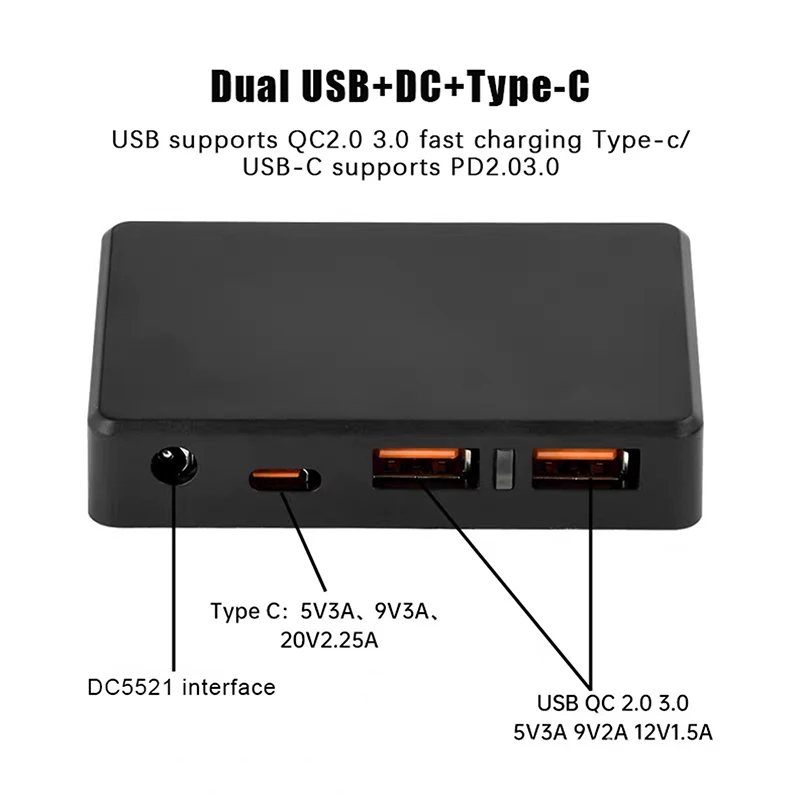 

DIY Charger Module Dual USB Type-C MPPT Solar Controller QC2.0 3.0 PD 2.0 3.0 Quick Charge Solar Panel Stabilizer