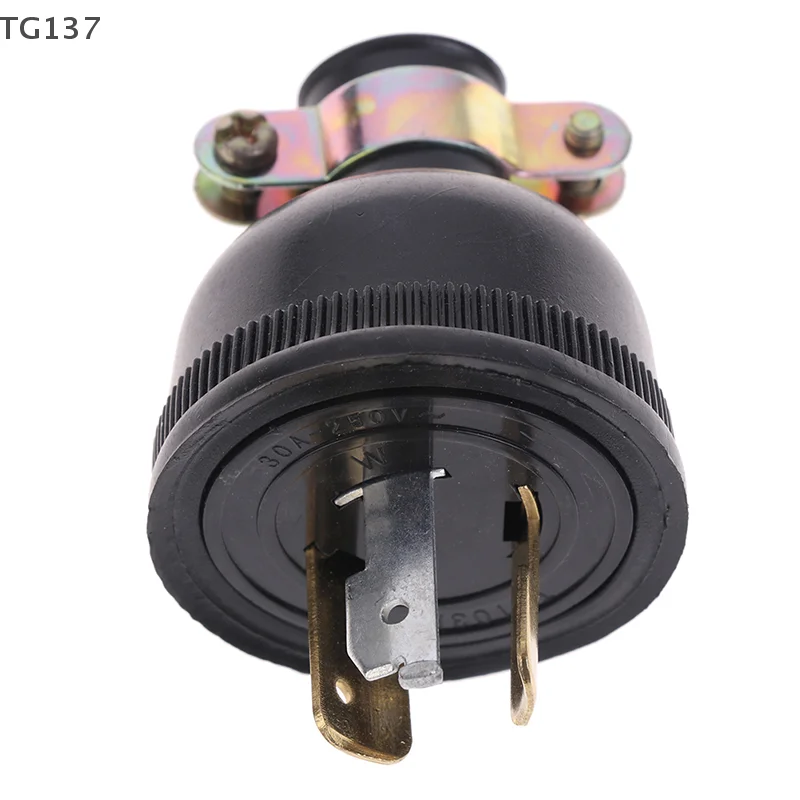 1Pcs 2.5KW Generator Plug Anti-loose Plug 168f/170f Anti-off Three-pole Plug GX160