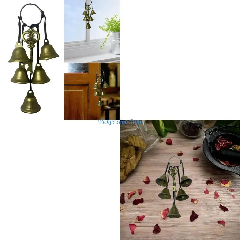 سلسلة مفاتيح Windchime Windchime المصنوعة يدويًا قلادة سهلة الإعداد في الهواء الطلق مع أصوات مهدئة للتجمعات تحت عنوان