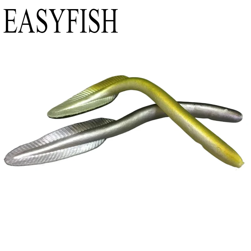 

17.5cm/10g 13cm/5.5g 10Pcs Biomimetic Loach Soft Bait Small Jigging Silicone Bass Pike Minnow Plastic Swimbait Needfish Tackle