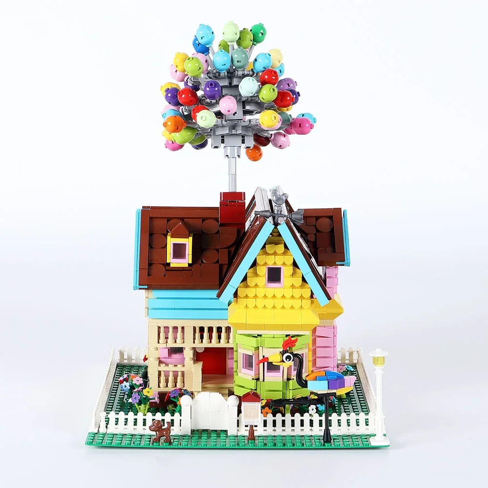 

creative expert Balloon decoration home moc Building Block bricks model toy for friends birthday NewYear gifts Christmas 1887pcs